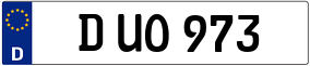 Truck License Plate